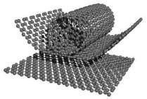 Grafenos do passo  frente dos nanotubos