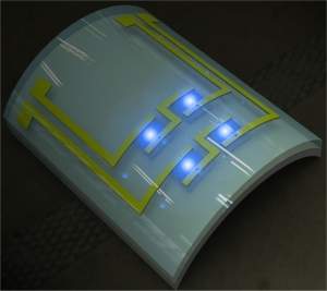 LED flexvel poder ser implantado no corpo para detectar doenas