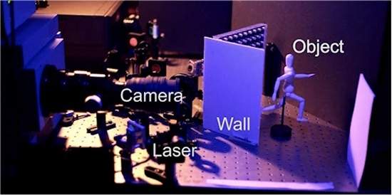 Câmera a laser enxerga além da esquina