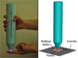 Lanterna de plasma elimina bactrias da pele em segundos