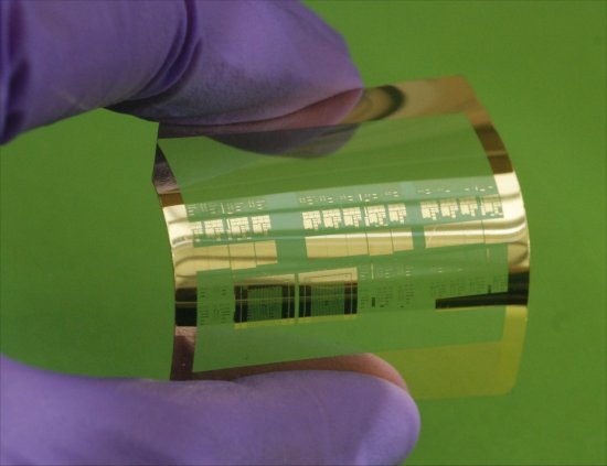 Transistores flexveis de silcio chegam a 38 GHz