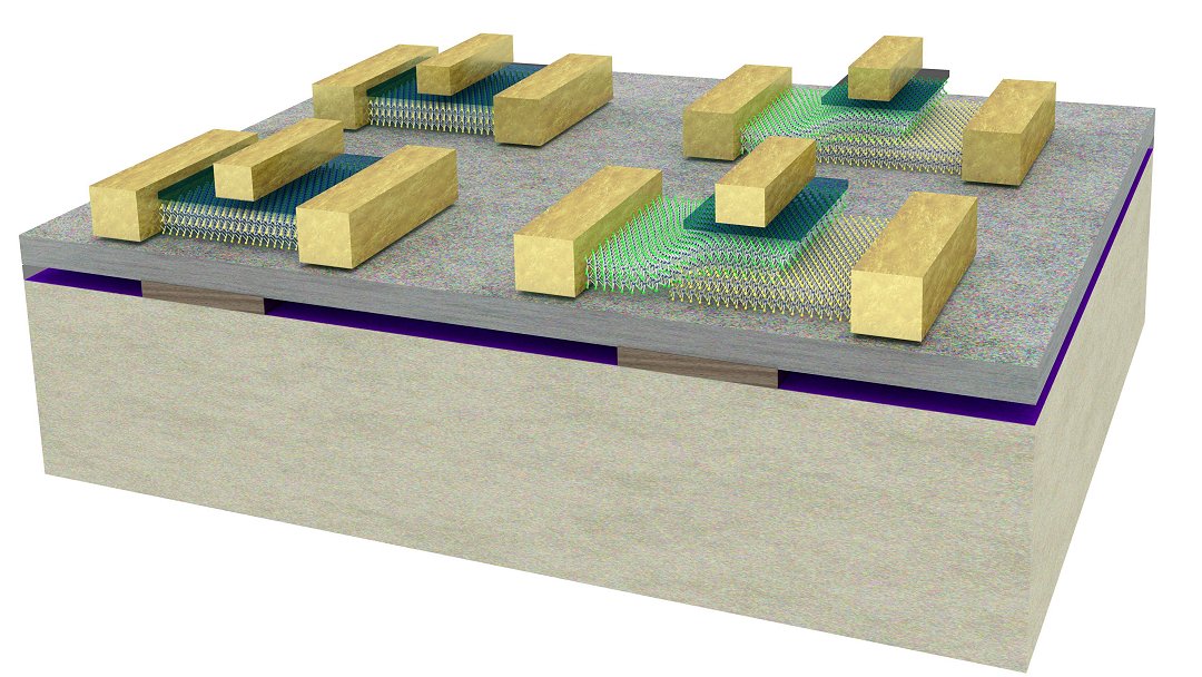Transistores mix-dimensionais saltam da lgica binria para a lgica multivalorada