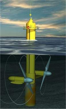 Turbinas submersas vo gerar energia a partir das ondas do mar