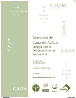 Livro gratuito: bioetanol brasileiro  base para mercado mundial de biocombustveis