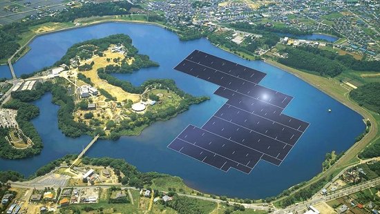 Usinas solares comeam a flutuar pelo mundo