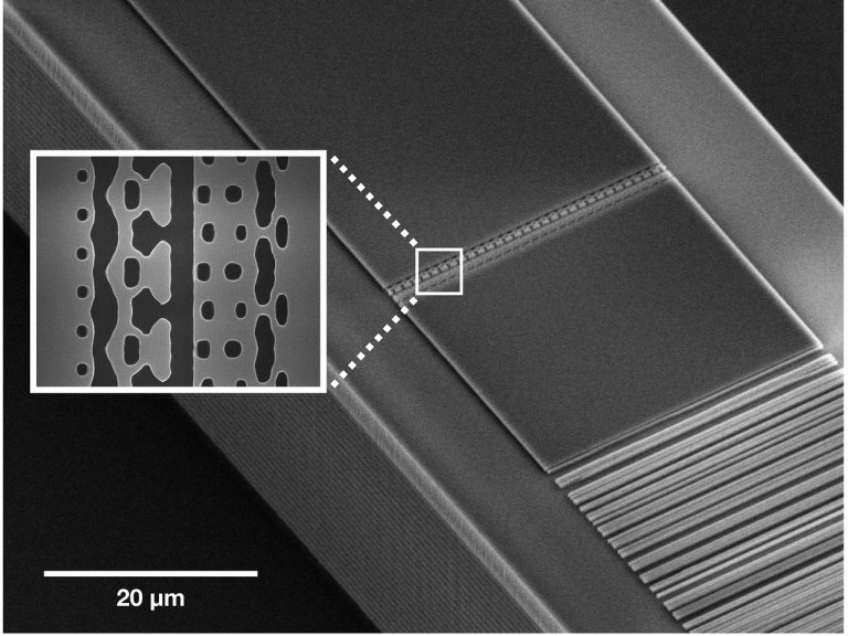 Acelerador de partculas  construdo dentro de um chip