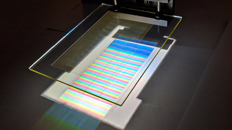 Hologramas aumentam eficincia de painis solares