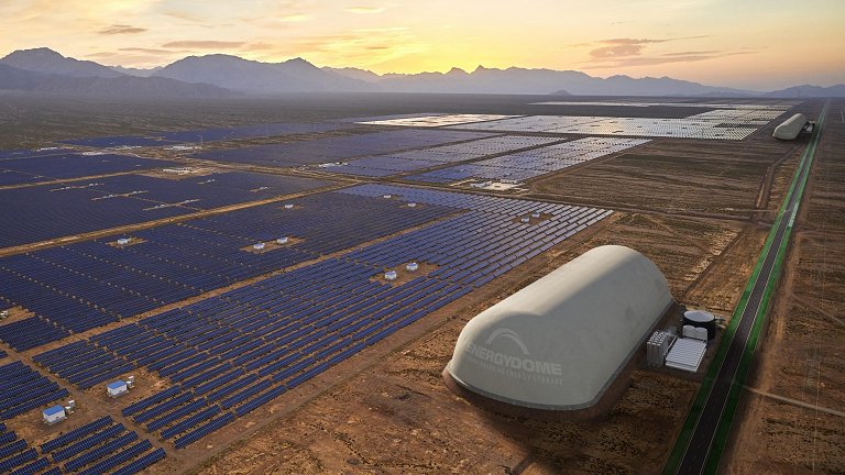 Bateria de CO2 vai guardar energia solar para ser usada  noite