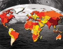 Risco socioclimtico mostra impacto das alteraes do clima sobre cada pas