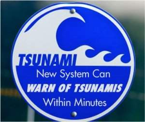 Alerta de tsunami pode ser dado 5 minutos após terremoto