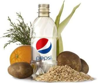 Pepsi anuncia garrafa de origem 100% vegetal