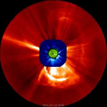 Tempestade solar devastadora passou raspando na Terra em 2012