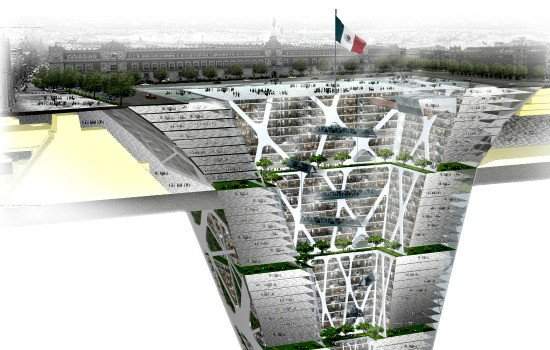 Cidade do México planeja prédios subterrâneos