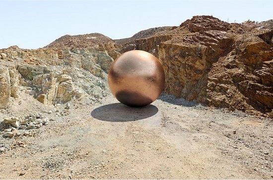 Minas de cobre e suas esferas metlicas que valeriam bilhes