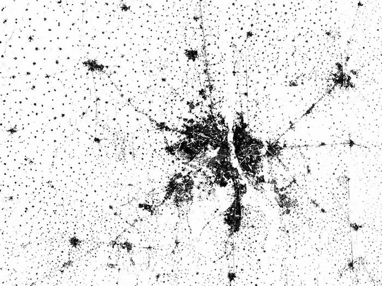 Mapa-múndi mostra Pegada Humana na Terra