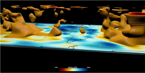 Mapa-mndi ssmico: Primeiro mapa 3D do interior da Terra