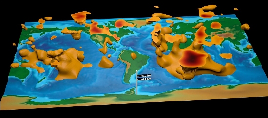 Mapa-mndi ssmico: Primeiro mapa 3D do interior da Terra