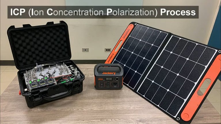 Dessalinizador porttil cabe em uma maleta e funciona a energia solar