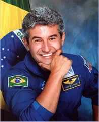 Astronauta brasileiro lana site