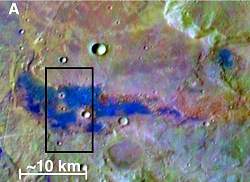 Vestgios de sal formado por evaporao so encontrados em Marte