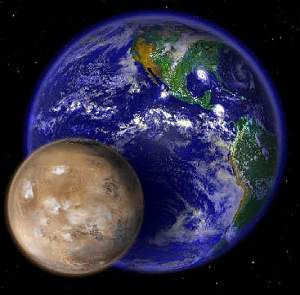 Cientistas brasileiros estudam Marte comparando os planetas vermelho e azul