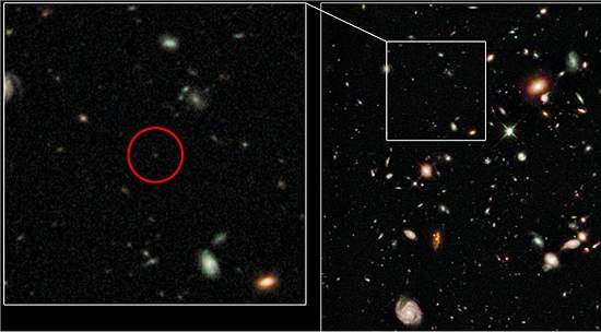 Galxia encontrada pelo Hubble  o mais distante objeto j visto