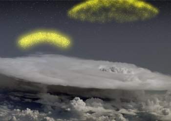 Telescpio flagra tempestades ejetando antimatria para o espao