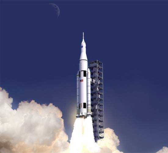 Novo foguete da NASA  herana dos nibus espaciais