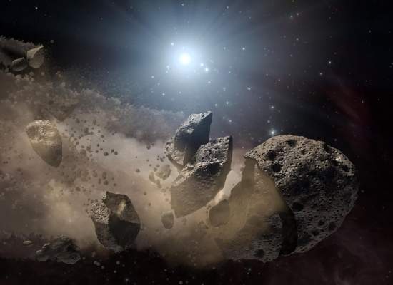 Famlia de asteroides Batistina  inocentada da extino dos dinossauros