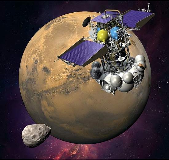 Rssia lana sonda para buscar amostra de lua de Marte
