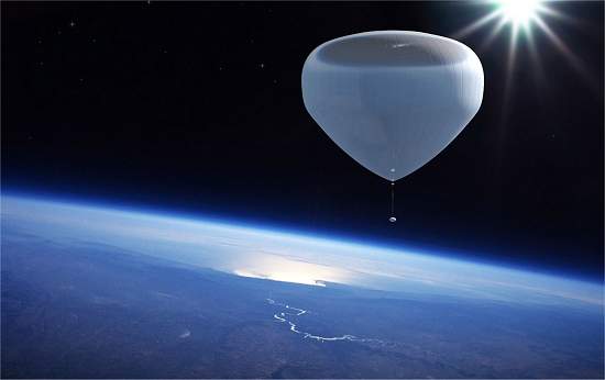 Balão espacial promete turismo na fronteira do espaço