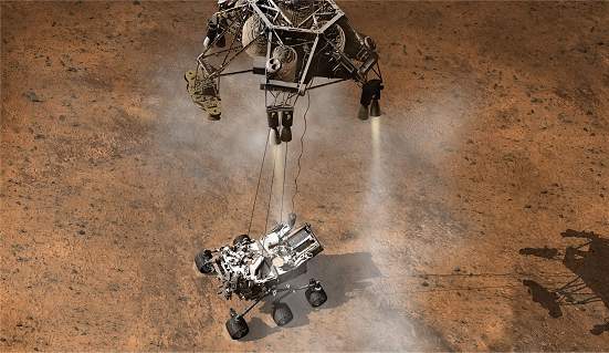 Rob Curiosidade enfrenta problemas ao chegar a Marte