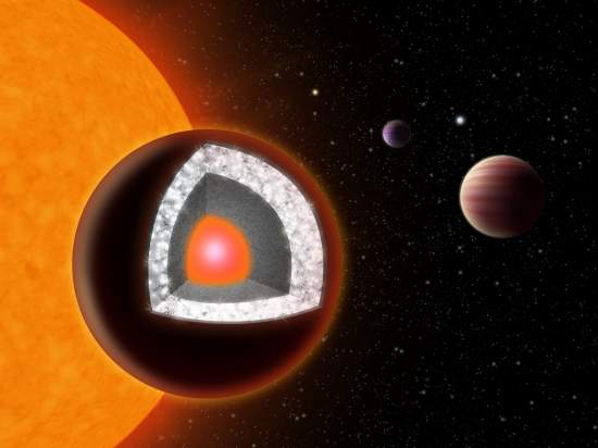 Exoplaneta pode ter trs Terras de diamante