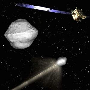 Sonda espacial tentar desviar asteroide duplo