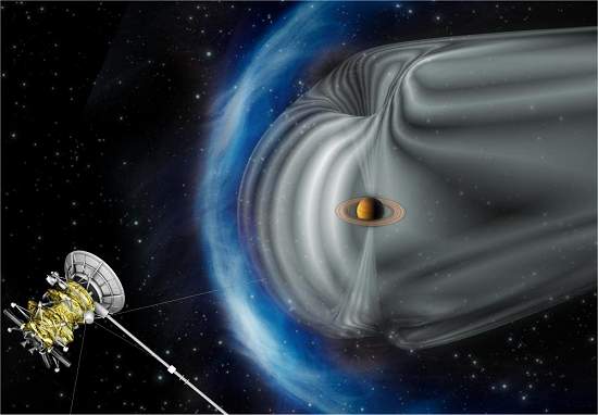 Descoberto acelerador de partculas natural ao redor de Saturno