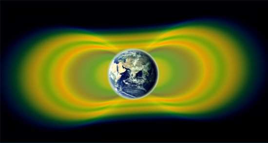 Eltrons ultrarrpidos explicam terceiro anel de radiao da Terra