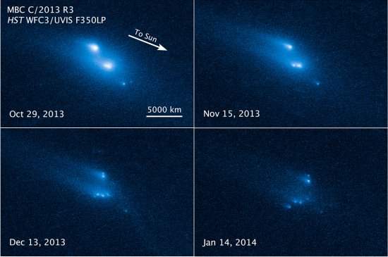 Hubble capta desintegrao misteriosa de asteroide