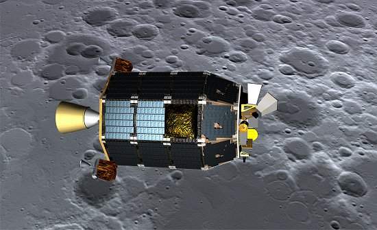 Sonda espacial da NASA cai na superfície da Lua