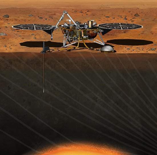 NASA comea a construir sonda que estudar profundezas de Marte