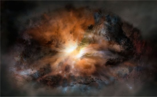 Galxia mais brilhante que se conhece  um quasar