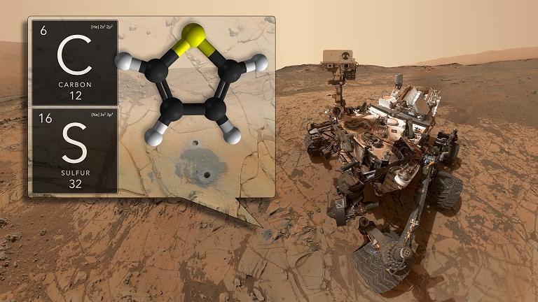 Curiosity encontra molculas orgnicas em Marte... de novo