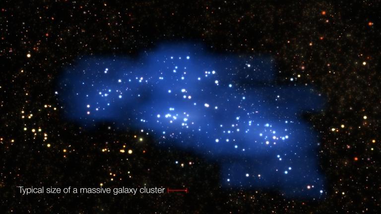 Hyperion - Descoberto maior proto-superenxame de galxias