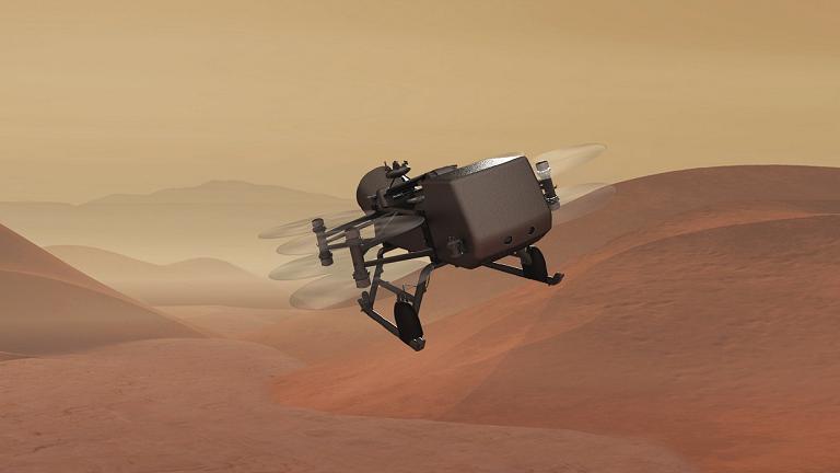 NASA lanar drone para procurar sinais de vida na lua Tit
