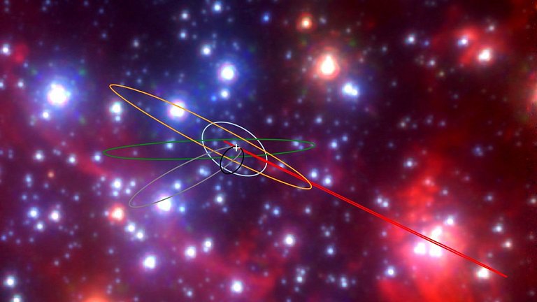 Descobertos objetos estranhos no centro da Via Lctea