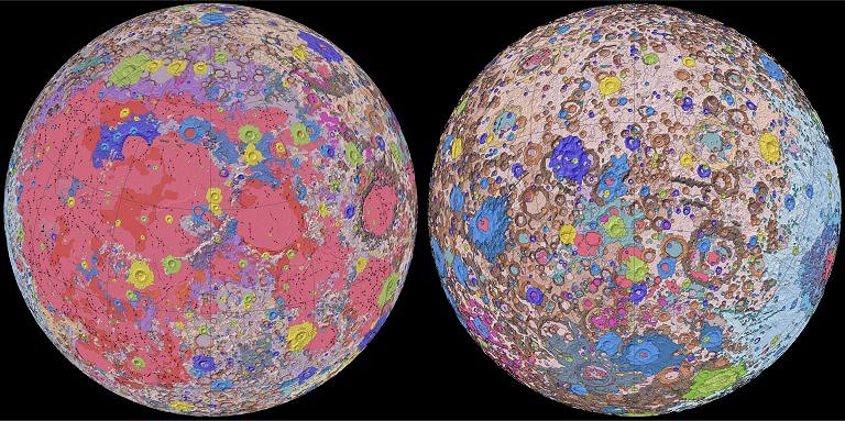 Primeiro mapa geolgico da Lua  guia para minerao espacial