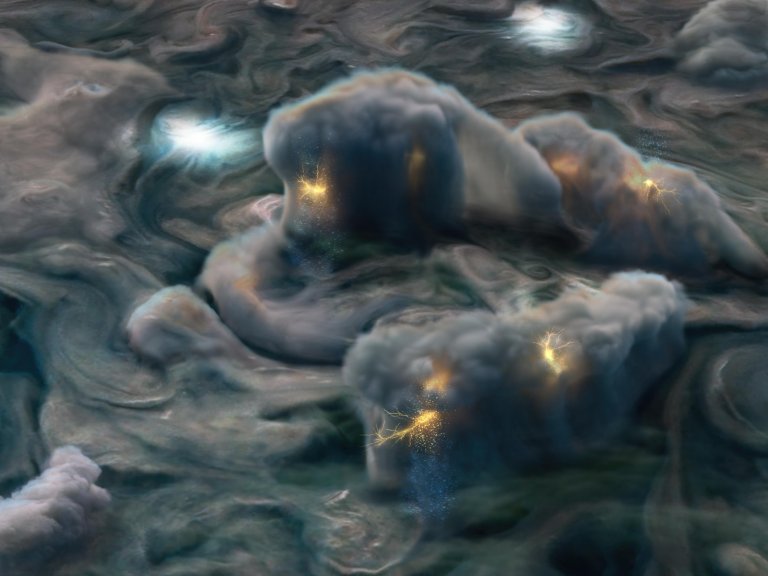 Vida pode existir nas nuvens de Jpiter, mas no nas de Vnus