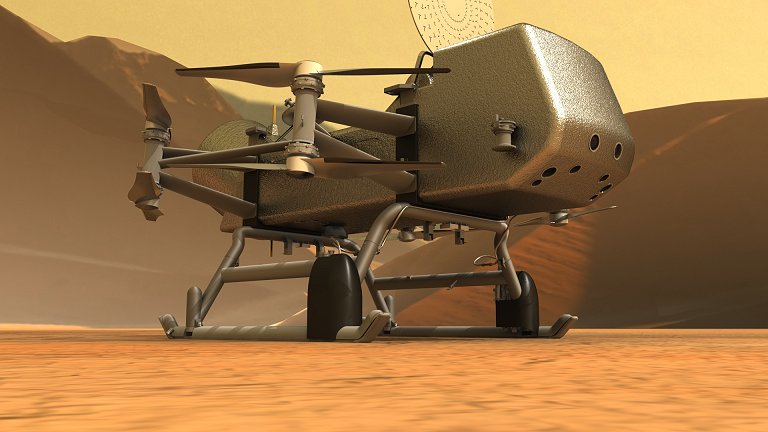 Helicptero espacial levar cinco instrumentos cientficos a Tit