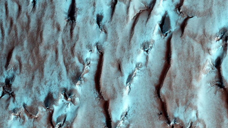 Reflexos nos plos de Marte podem no ser gua, dizem astrnomos