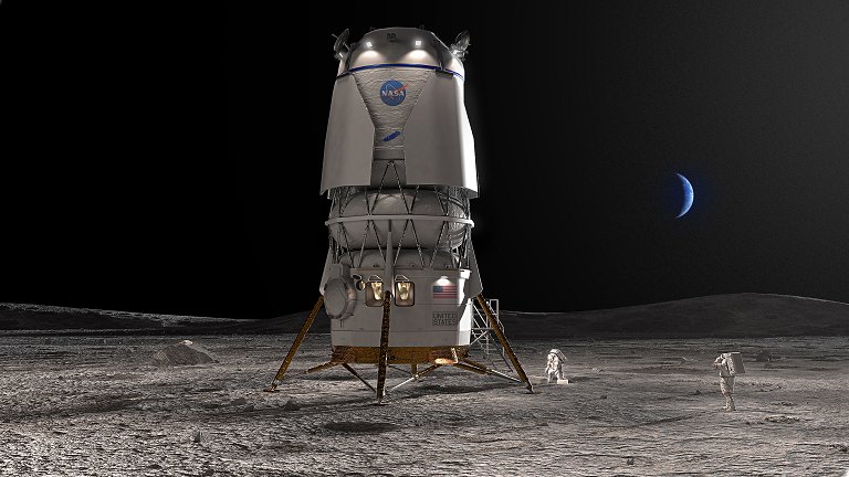 NASA seleciona segunda nave para pousar na Lua