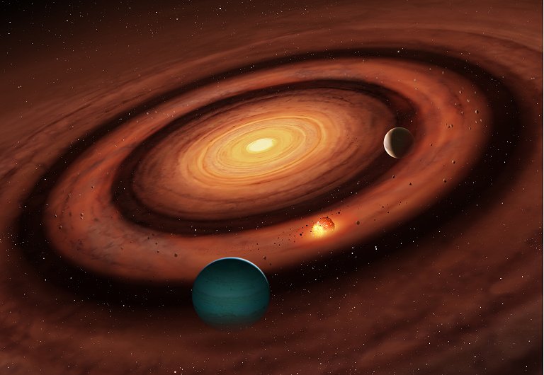 Planeta-sanduche pode explicar formao de planetas pequenos